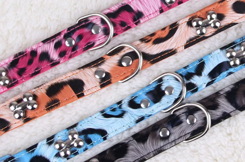 20" Cheetah Print Dog Collar