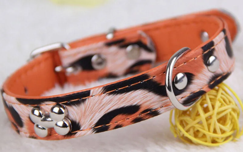 20" Cheetah Print Dog Collar