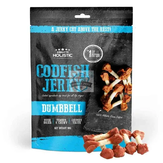 Absolute Holistic Jerky Codfish Dumbbell - 100g