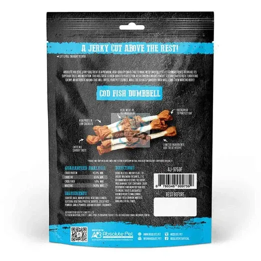 Absolute Holistic Jerky Codfish Dumbbell - 100g