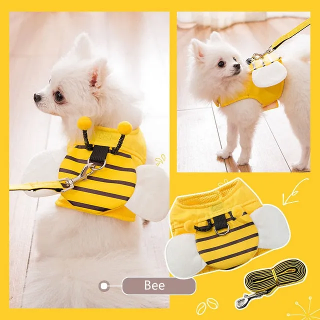 Adjustable Dog Collar Puppy Leash