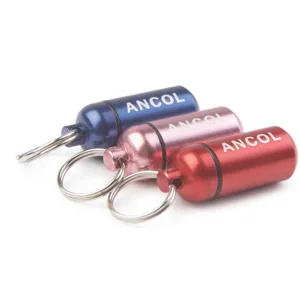 Ancol | Aluminium ID Tube | Dog & Cat Identification Tag | Personalise at Home with Included Write On Contact Slip