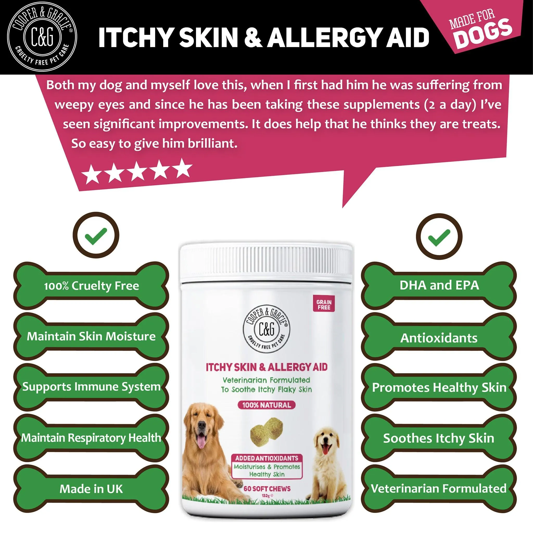 Anti-Itch Supplement for Dogs