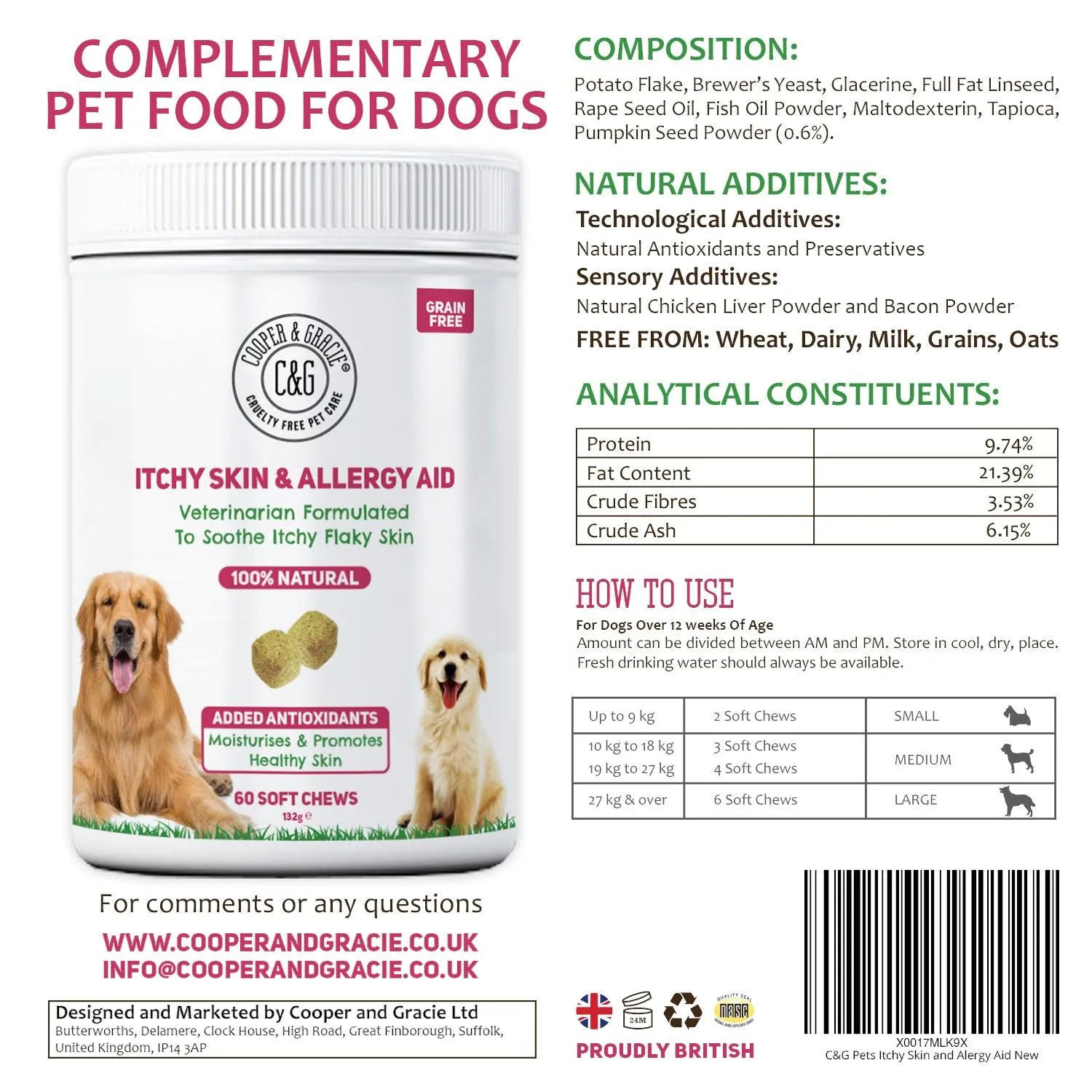 Anti-Itch Supplement for Dogs