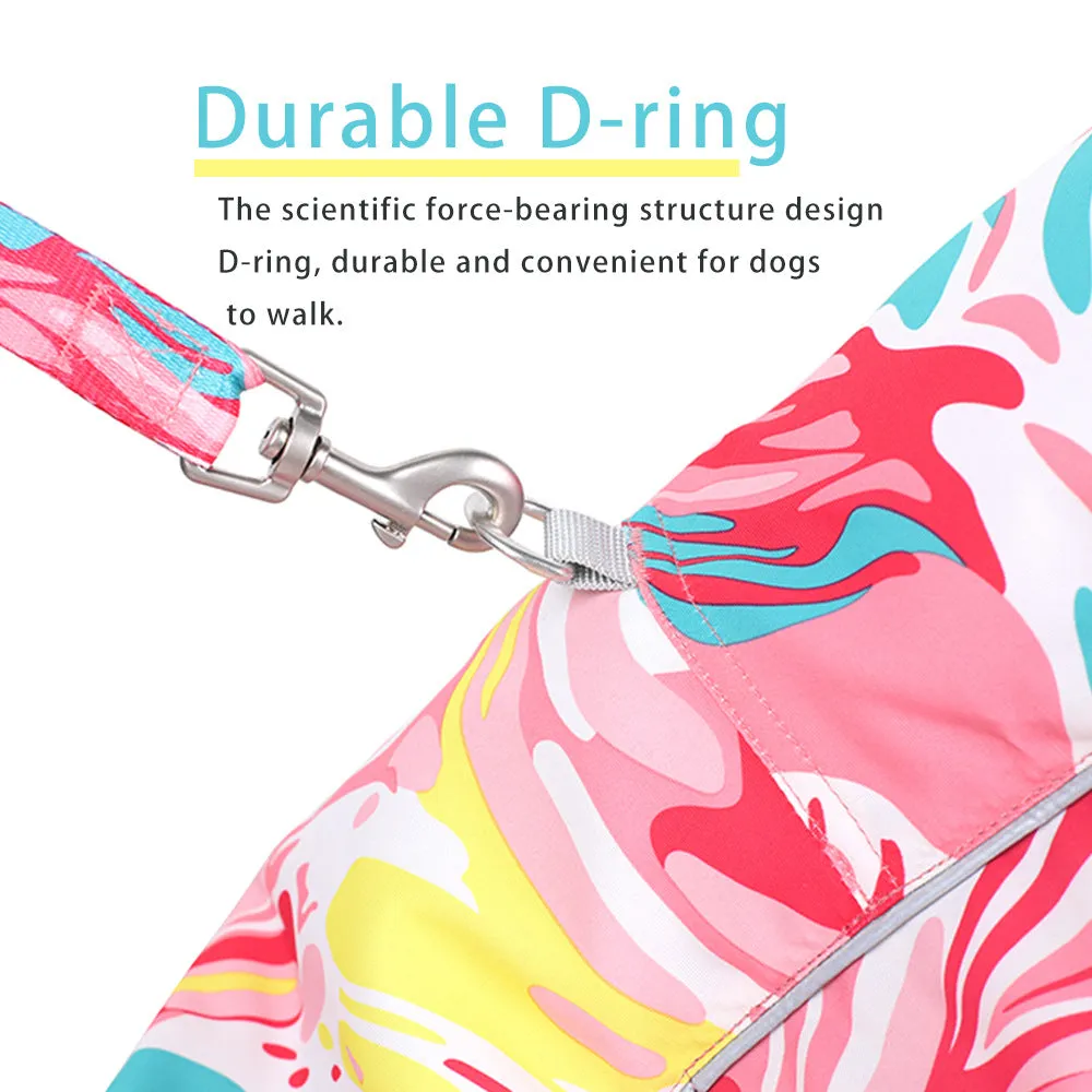Autumn And Winter Jacket Printed Waterproof Reflective Thickened Pet Clothes