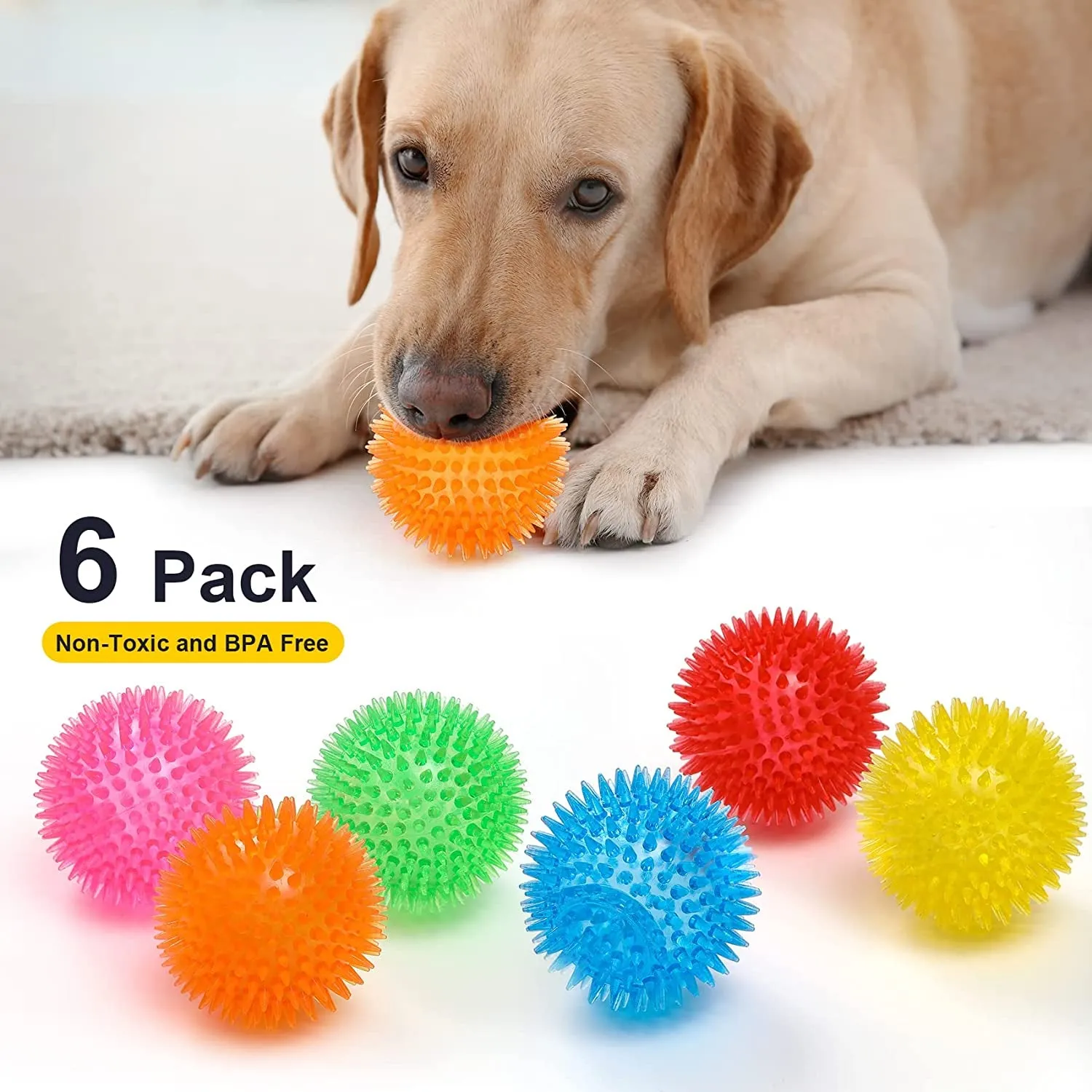 Balls (6 Colors) Puppy Chew Toys