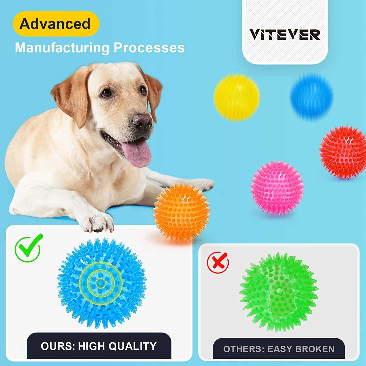 Balls (6 Colors) Puppy Chew Toys