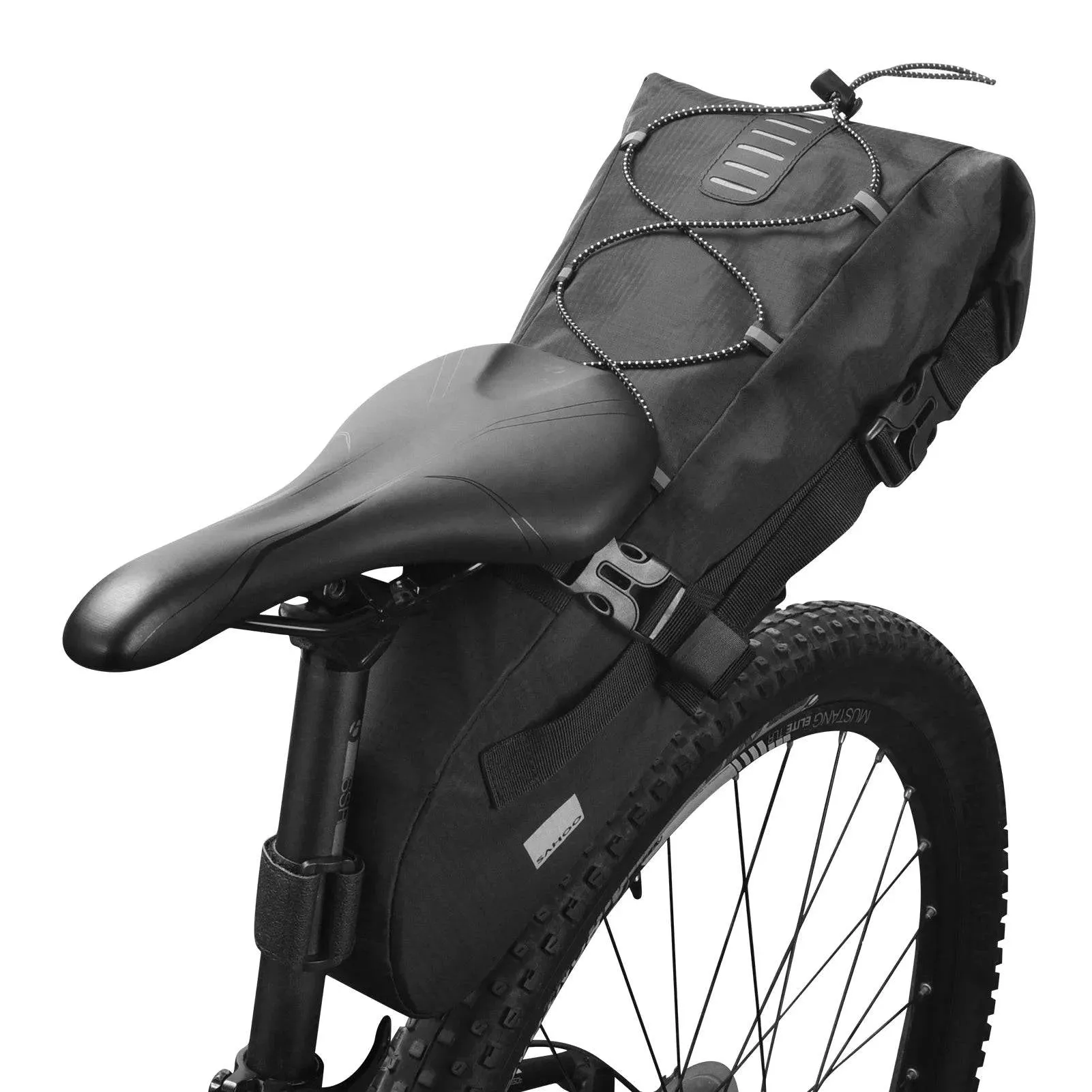 Bicycle Saddle Bag Waterproof Bicycle Storage Bag Reflective Cycling Rear Seat Post Bag Tail Rear Bag MTB Road Bike Bag