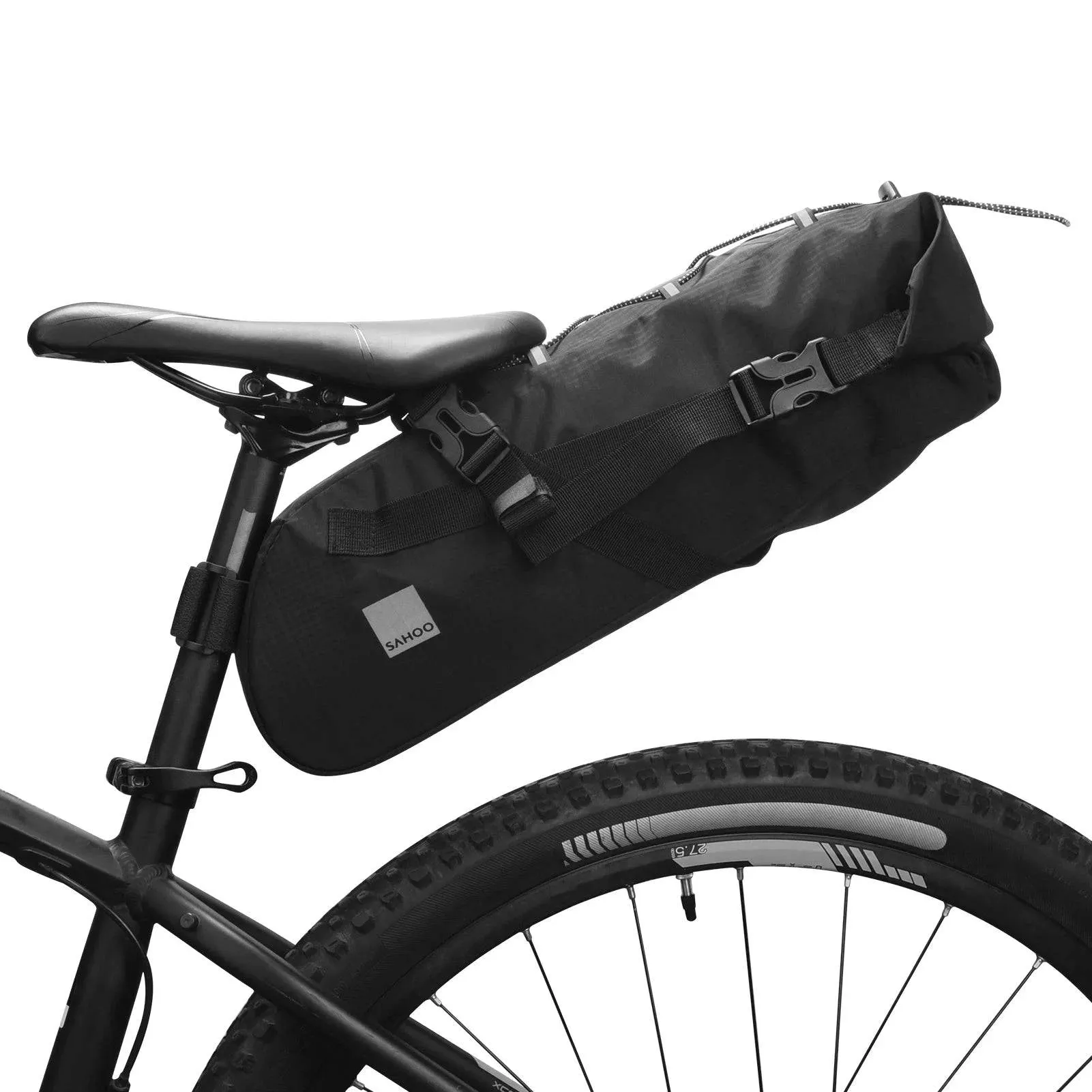 Bicycle Saddle Bag Waterproof Bicycle Storage Bag Reflective Cycling Rear Seat Post Bag Tail Rear Bag MTB Road Bike Bag