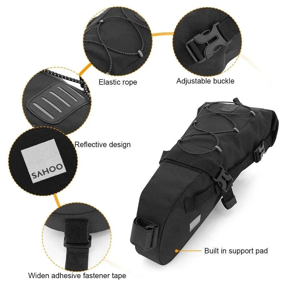 Bicycle Saddle Bag Waterproof Bicycle Storage Bag Reflective Cycling Rear Seat Post Bag Tail Rear Bag MTB Road Bike Bag