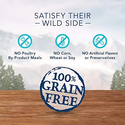 Blue Buffalo Wilderness Trail Treats High Protein Grain Free Crunchy Dog Treats Biscuits, Turkey Recipe 24-oz Bag
