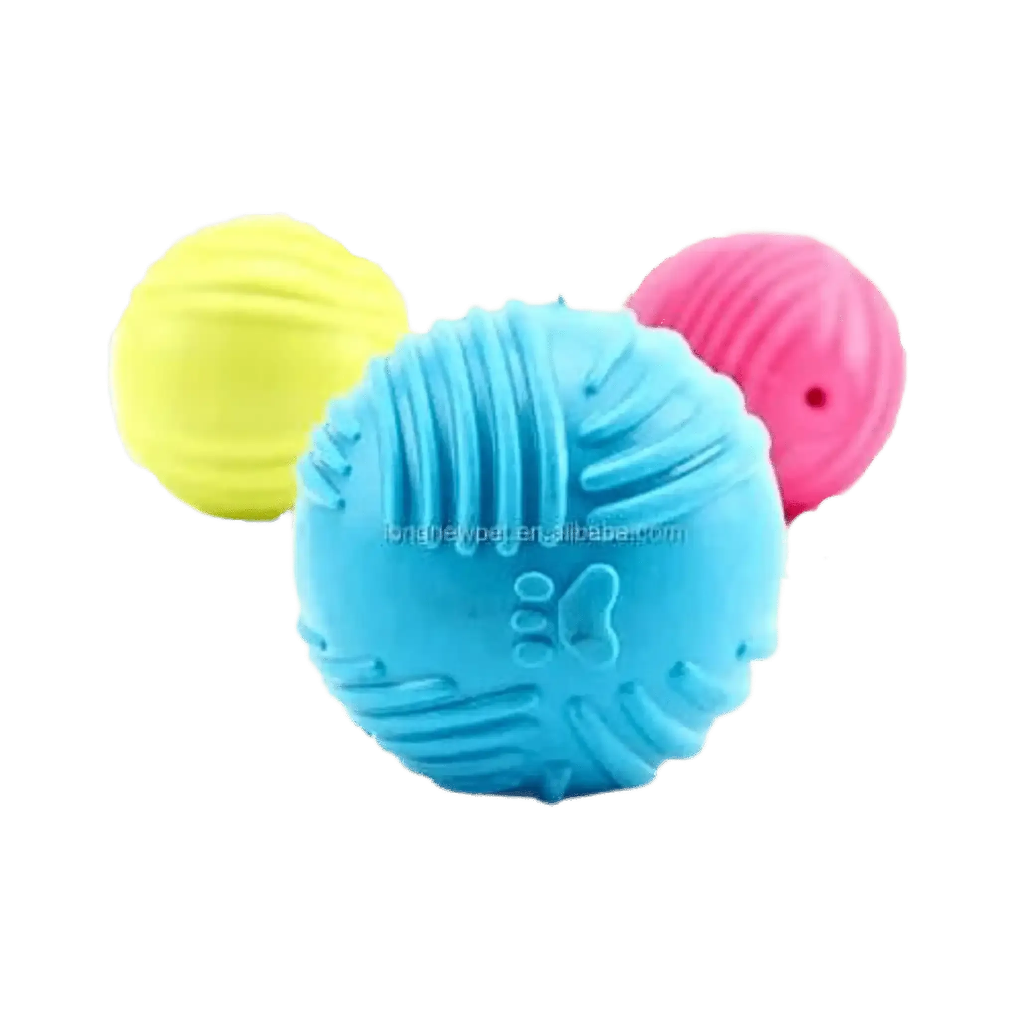 CANINE CREW RUBBER SQUEAKY BALL