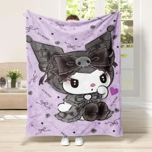 Cartoon Pattern Soft Comfortable Throw Blanket