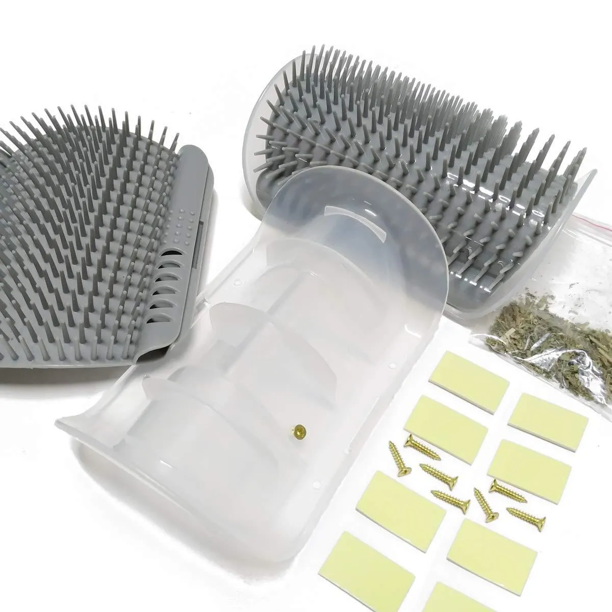 Cat Self Groomer Arch  Self Cleaning Slicker Brush