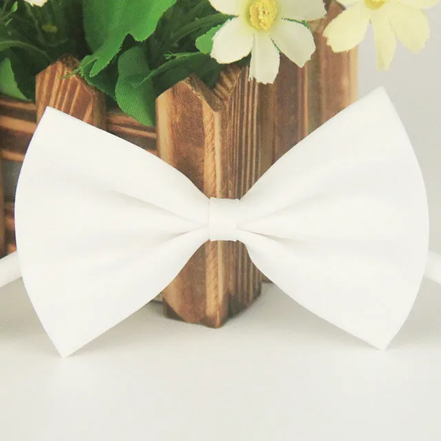 Collar Dog Bowknot Adjustable Necklace