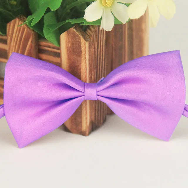 Collar Dog Bowknot Adjustable Necklace