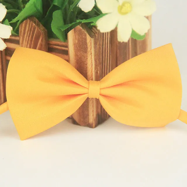 Collar Dog Bowknot Adjustable Necklace
