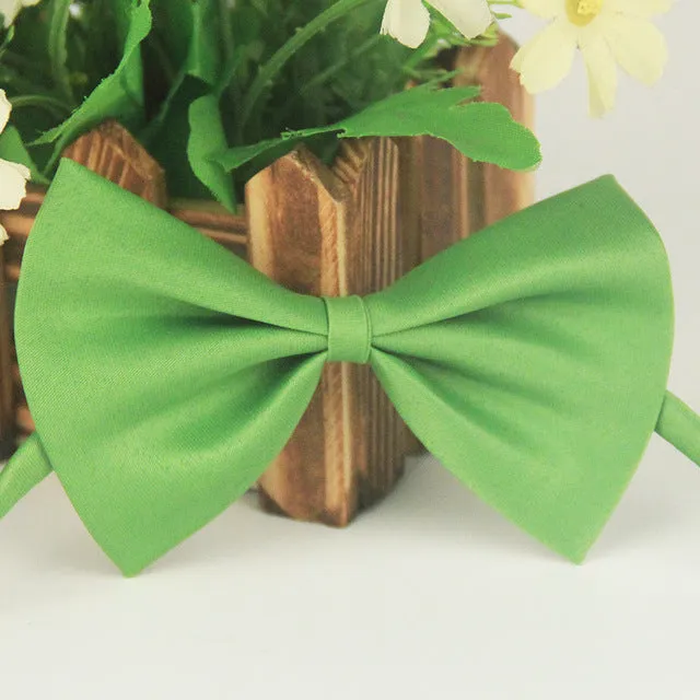Collar Dog Bowknot Adjustable Necklace