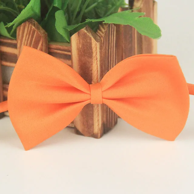 Collar Dog Bowknot Adjustable Necklace