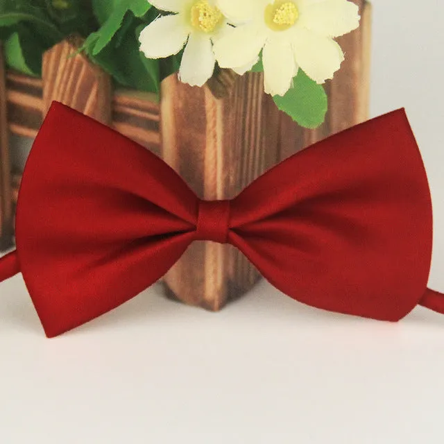Collar Dog Bowknot Adjustable Necklace