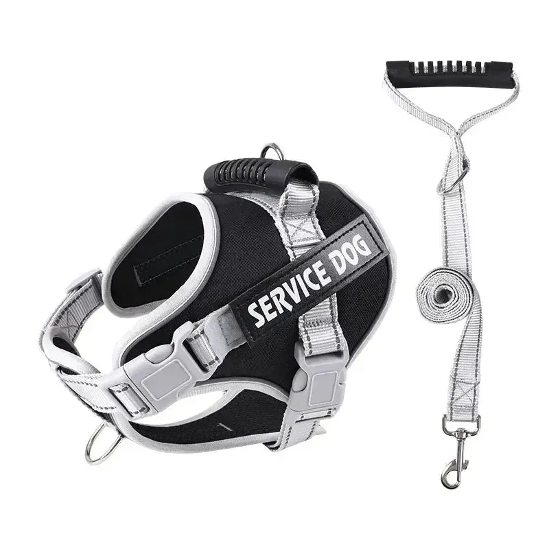 Custom Service Dog Harness Vest with ID tag