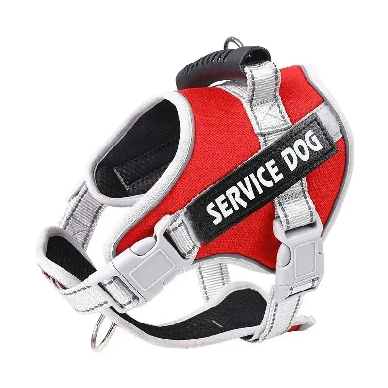 Custom Service Dog Harness Vest with ID tag