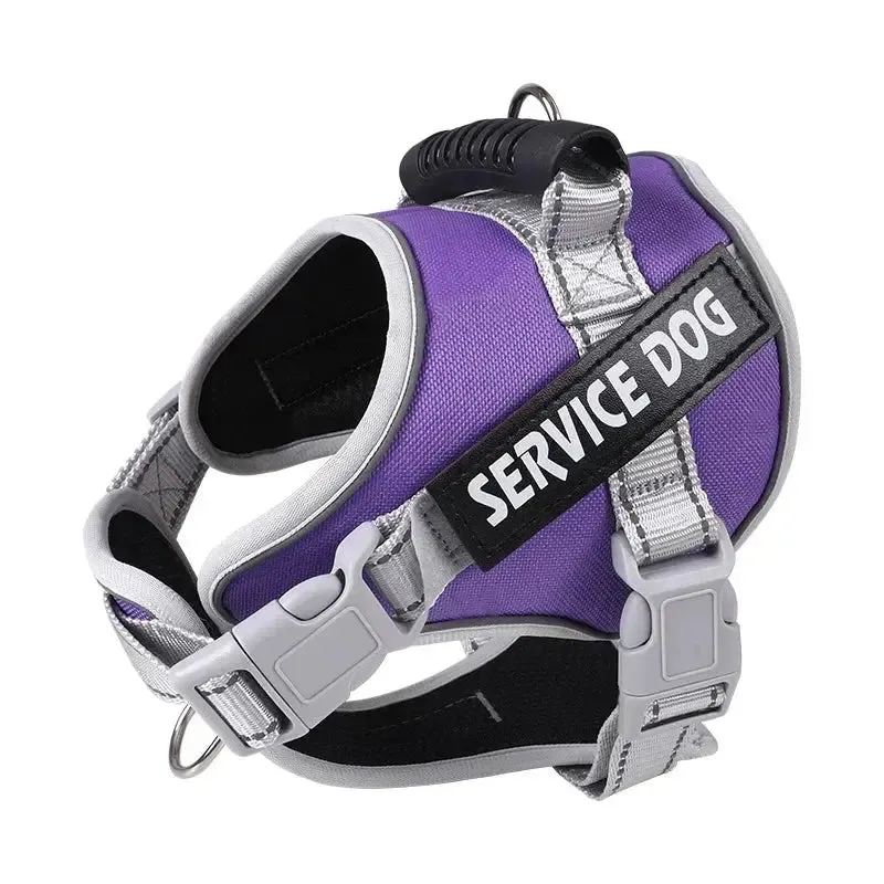 Custom Service Dog Harness Vest with ID tag