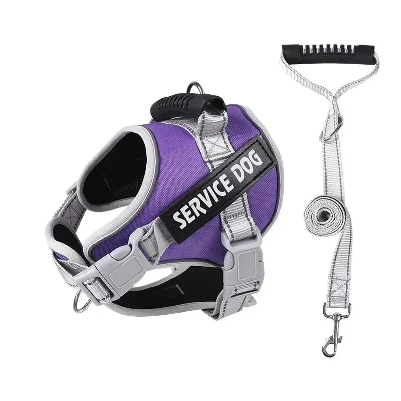 Custom Service Dog Harness Vest with ID tag