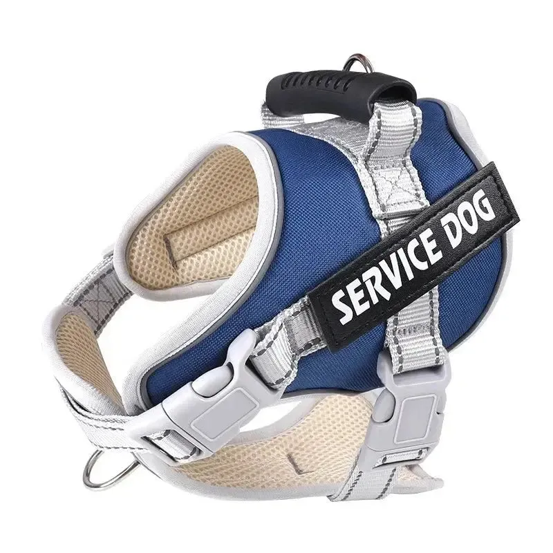 Custom Service Dog Harness Vest with ID tag