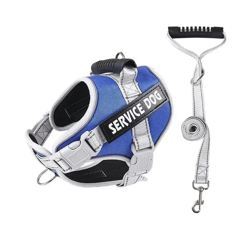 Custom Service Dog Harness Vest with ID tag