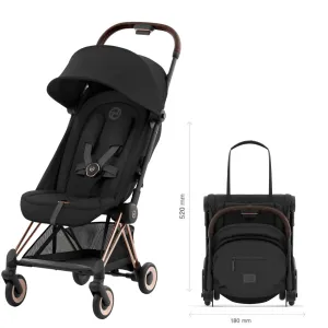 Cybex, Coya Ultra Compact Stroller, Rose Gold