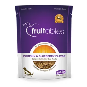 Fruitables - Baked Dog Treats - Pumpkin & Blueberry
