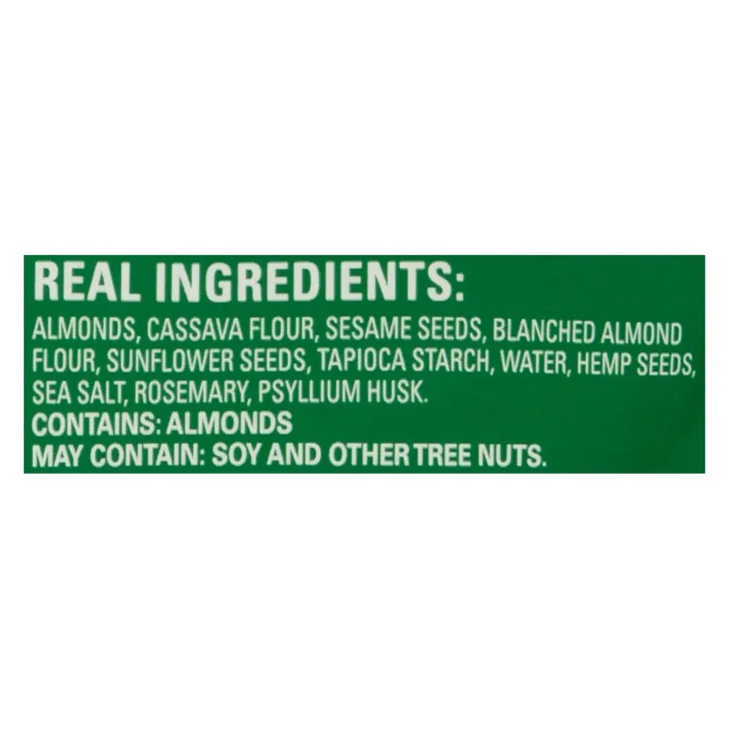 Hippie Snacks Almond Crisp Rosemary - 2.5 oz (Case of 8)