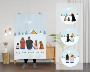 Holiday Personalized Pet & Owner Blanket