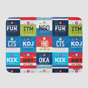 Japanese Airports - Bath Mat
