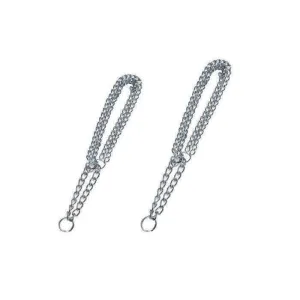 Karlie Double Choke Chain Collar - 50cm
