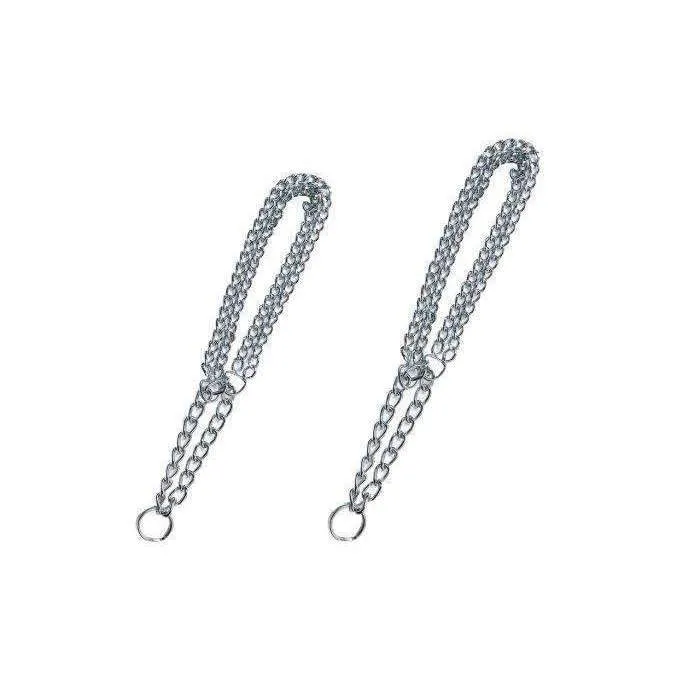 Karlie Double Choke Chain Collar - 50cm