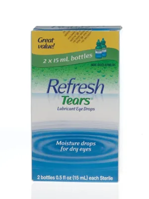 Medline Refresh Tears Lubricant Eye Drops, 1 Count