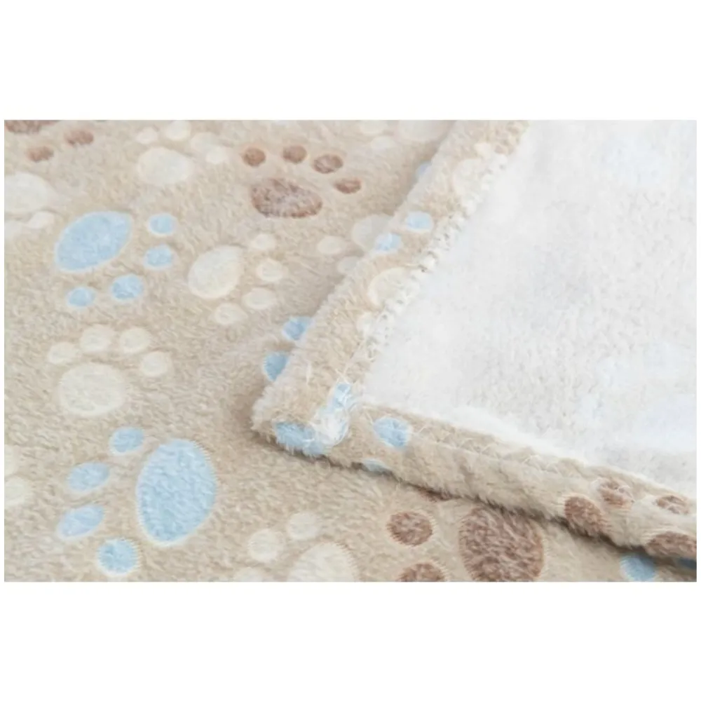 NEW - Laslo Fleece Blanket Beige