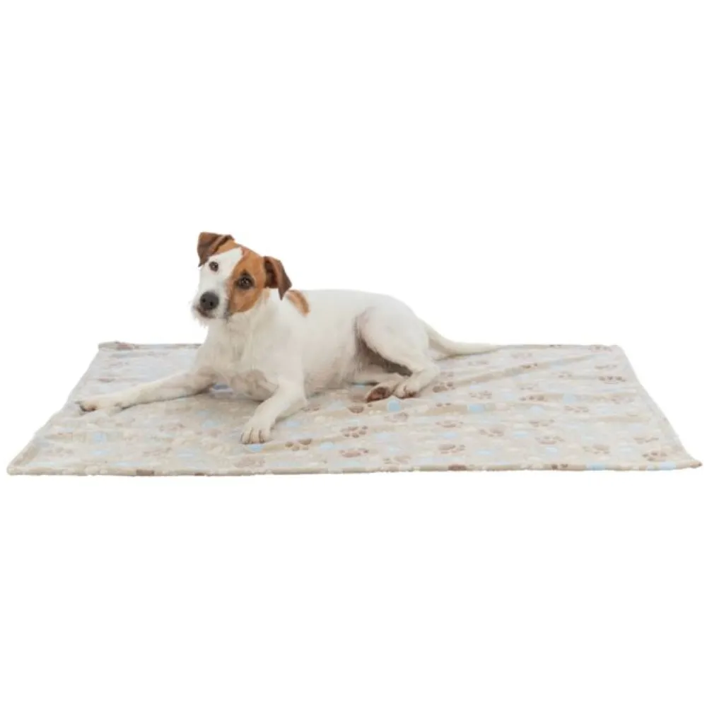 NEW - Laslo Fleece Blanket Beige