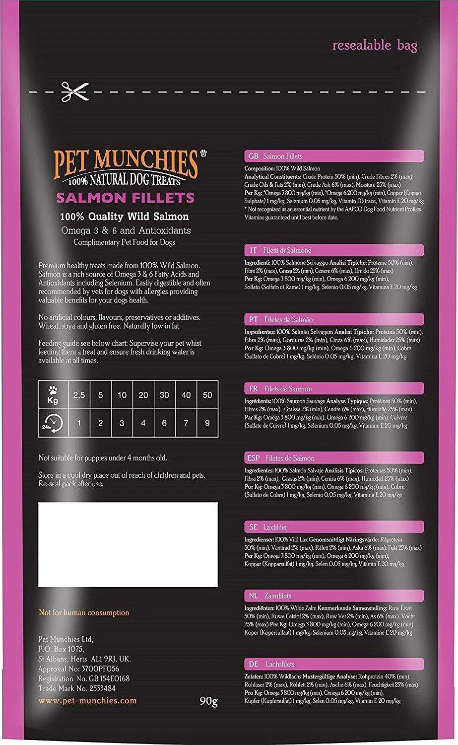 Pet Munchies Salmon Fillets
