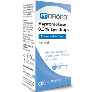 PF Drops Hypromellose 0.3% Preservative Free Eye Drops - 10ml