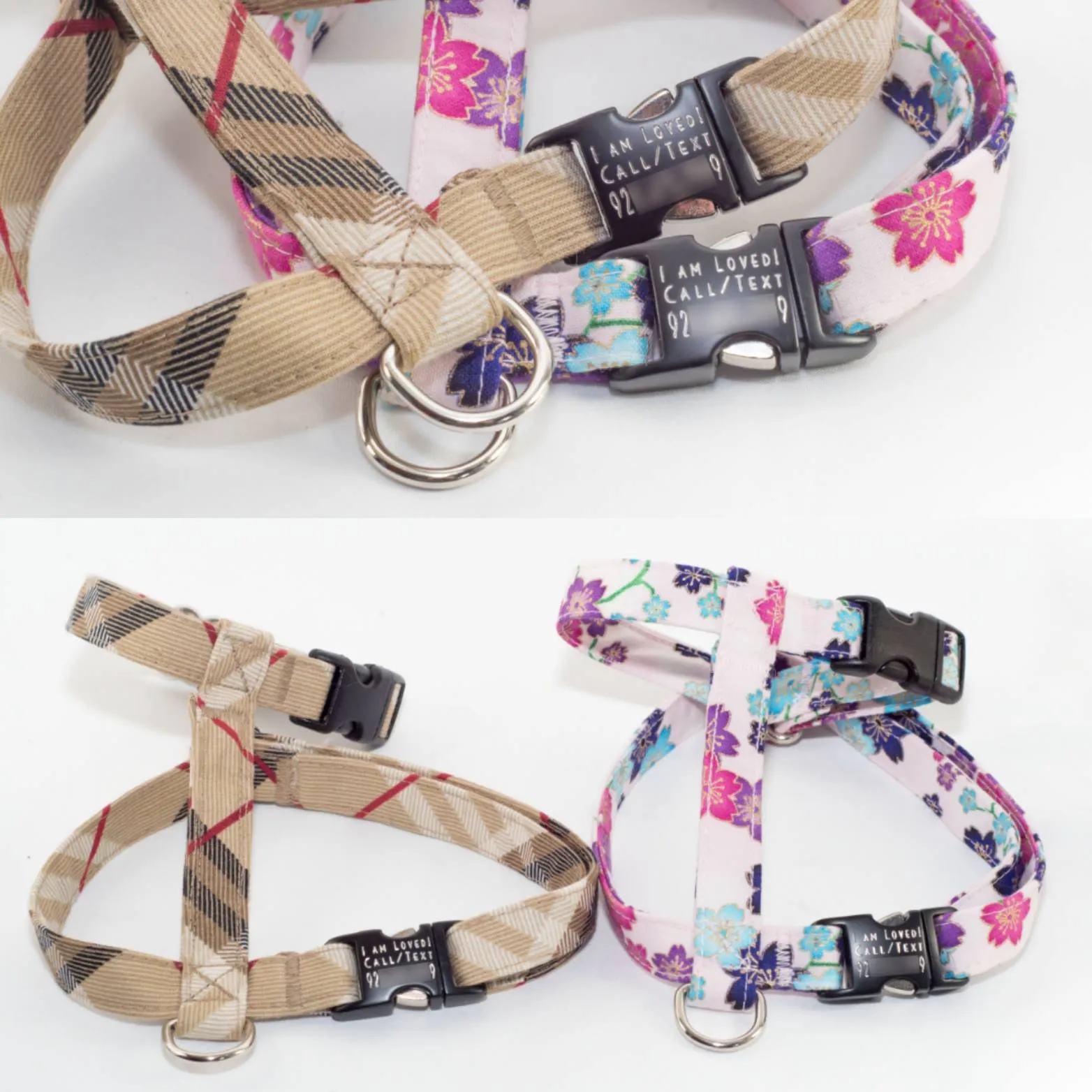 PRINTS - 5/8" wide Cat or Rabbit Harness, H-style | 23 Prints