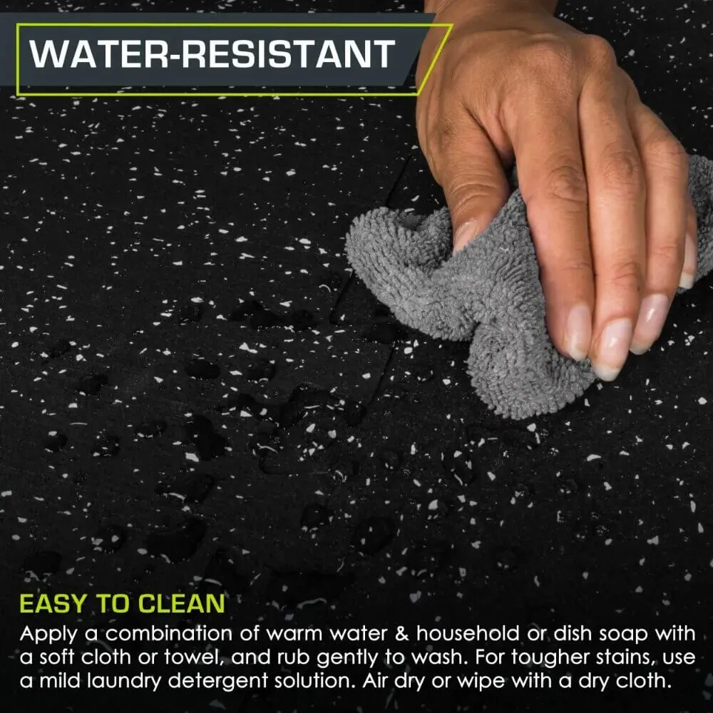 RitKeep Rubber Flooring Gym Mats With EVA Foam