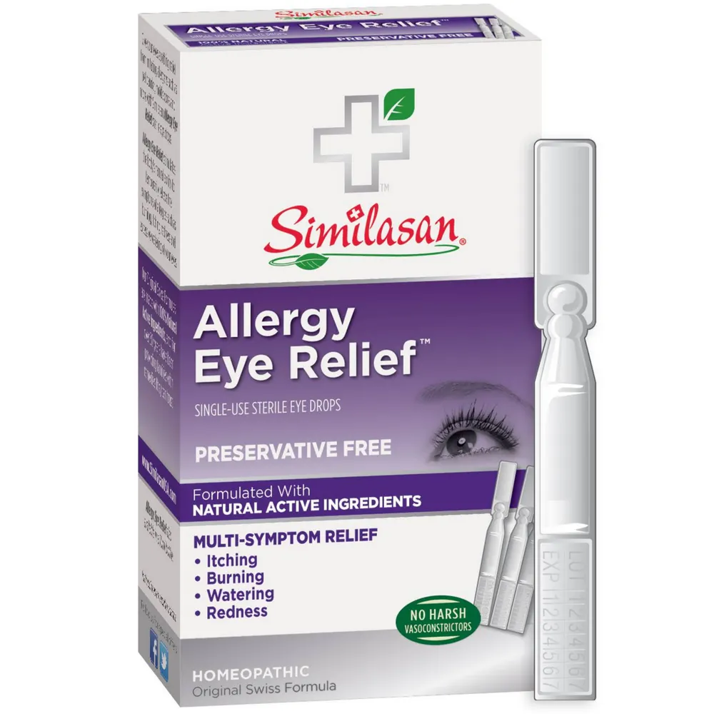 Similasan Allergy Eye Relief Single-Use Sterile Eye Drops 20 ea