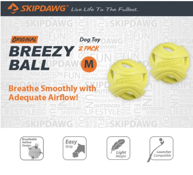 Skipdawg Series: Breezy Ball, Agility Ball, Tennis Ball