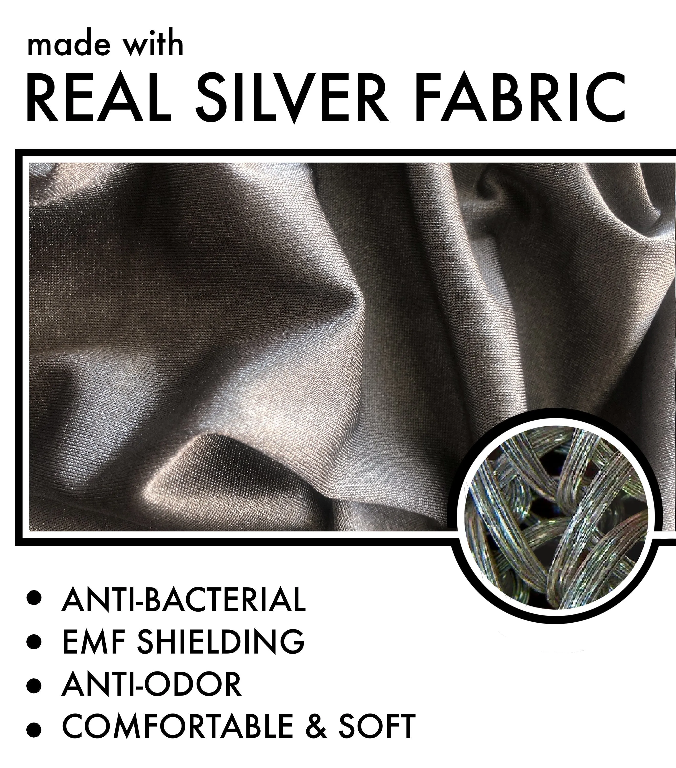 SPERO EMF Silver Lined Throw Blanket