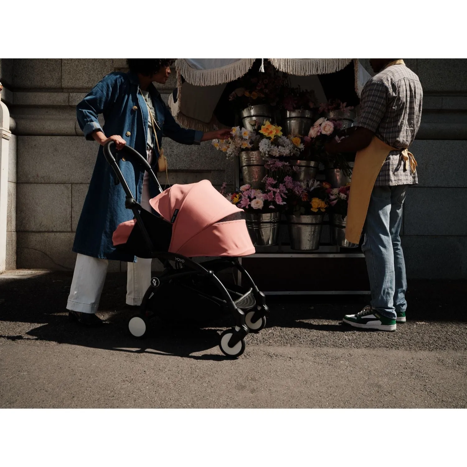 Stokke YOYO³ 0  6  Complete Baby Stroller Set - Black Frame with Black 0  Newborn Pack & 6  Color Pack (Pre-Order; Est. Delivery in 4-6 Weeks)