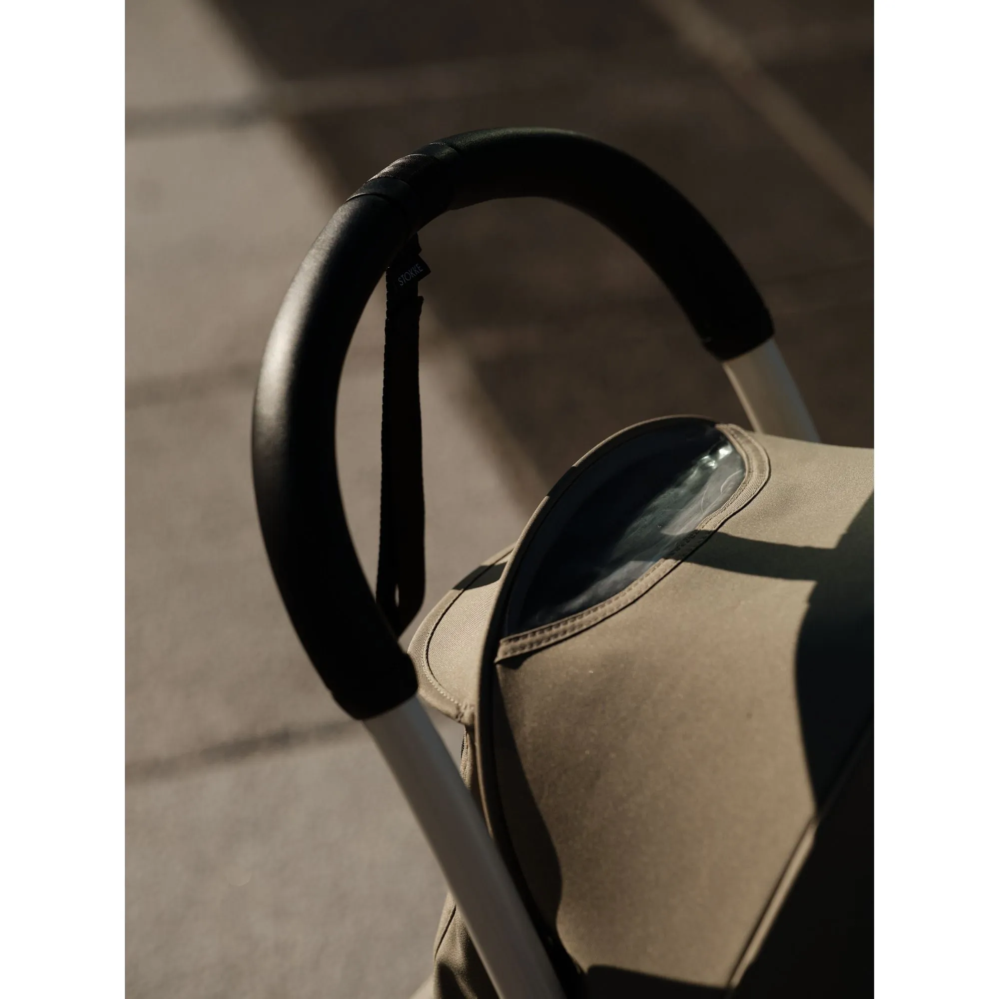Stokke YOYO³ 0  6  Complete Baby Stroller Set - Black Frame with Olive 0  Newborn Pack & 6  Color Pack