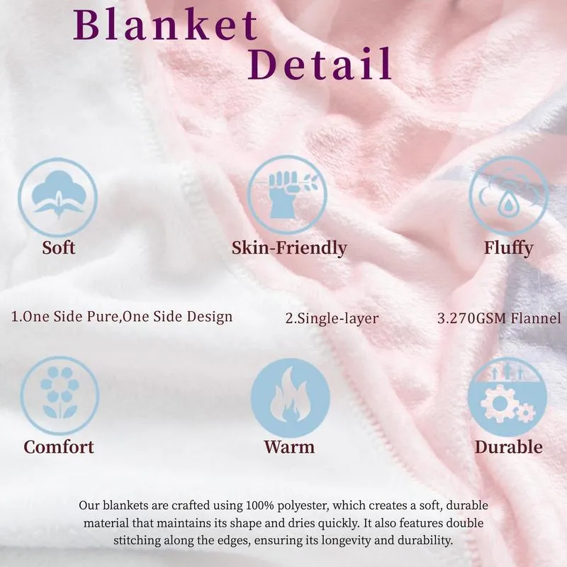 Super Soft Comfortable Cartoon Blanket